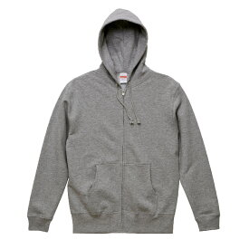 フルジップ パーカ スウェット メンズ 裏パイル 10.0oz S M L XL XXL XXXL サイズ ミックスグレー