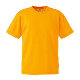 Tシャツ 半袖 メンズ ドライ アスレチック 4.1oz XXXXL サイズ ゴールド ビック 大きいサイズ