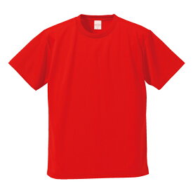 Tシャツ 半袖 メンズ ドライ アスレチック 4.1oz XXL サイズ レッド ビック 大きいサイズ