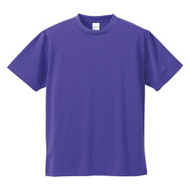 Tシャツ 半袖 メンズ ドライ アスレチック 4.1oz XXL サイズ バイオレットパープル ビック 大きいサイズ