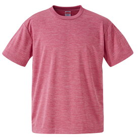 Tシャツ 半袖 メンズ ドライ アスレチック 4.1oz XXL サイズ ヘザーピンク ビック 大きいサイズ