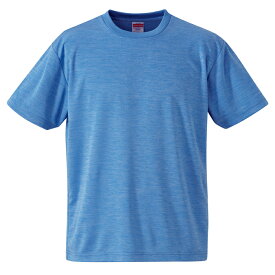 Tシャツ 半袖 メンズ ドライ アスレチック 4.1oz XXL サイズ ヘザーブルー ビック 大きいサイズ