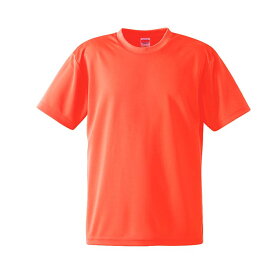 Tシャツ 半袖 キッズ 子供服 ドライ アスレチック 4.1oz 130 サイズ 蛍光オレンジ