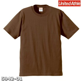 Tシャツ 半袖 メンズ プレミアム 6.2oz XS サイズ D ブラウン