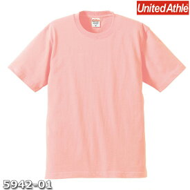 Tシャツ 半袖 メンズ プレミアム 6.2oz XL サイズ ベビーピンク