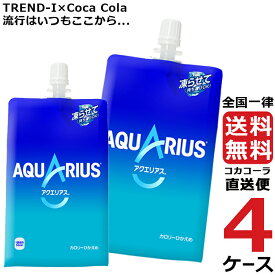 アクエリアス 300g ハンディーパック パウチ 4ケース × 30本 合計 120本 送料無料 コカコーラ 社直送 最安挑戦