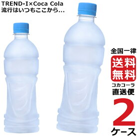 アクエリアス ラベルレス 500mlPET ペットボトル スポーツ飲料 2ケース × 24本 合計 48本 送料無料 コカコーラ 社直送 最安挑戦