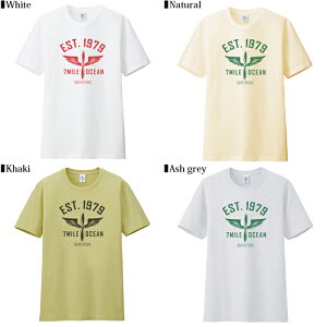 メール便送料無料7MILEOCEANメンズ半袖TシャツプリントロゴT人気ブランドアメカジストリートアウトドアデザイン白黒グレーSMLXLXXL大きいビッグサイズ対応夏物05P03Sep16