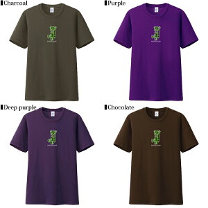 メール便送料無料7MILEOCEANメンズ半袖Tシャツプリントクルーネック人気ブランドロゴアメカジストリートマリファナベアカンナビス白黒グレーネイビーイエローピンクブラウンオリーブSMLXLXXL大きいビッグサイズ対応春夏物