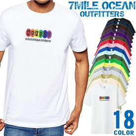 メンズ Tシャツ 半袖 プリント アメカジ 大きいサイズ 7MILE OCEAN かぶと虫