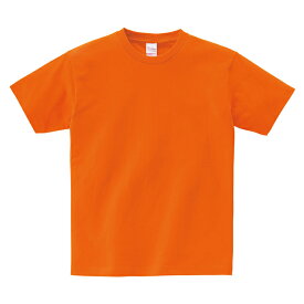 キッズ ジュニア 子供服 Tシャツ 半袖 ヘビーウェイト 5.6オンス 無地 オレンジ 100cm サイズ 085-CVT