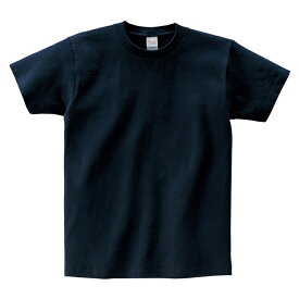 メンズ Tシャツ 半袖 ヘビーウェイト 5.6オンス 無地 ネイビー M サイズ 085-CVT