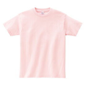 メンズ ビックサイズ 大きいサイズ Tシャツ 半袖 ヘビーウェイト 5.6オンス 無地 ライトピンク XXL サイズ 085-CVT