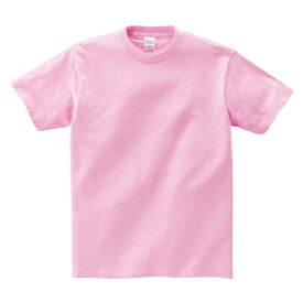 キッズ ジュニア 子供服 Tシャツ 半袖 ヘビーウェイト 5.6オンス 無地 ピーチ 100cm サイズ 085-CVT