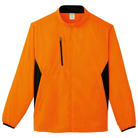 メンズ ビックサイズ 大きいサイズ ジャケット ストレッチジャケット 無地 オレンジ 5L サイズ 235-LSC
