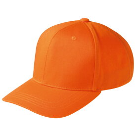 メンズ レディース キッズ キャップ 帽子 クラブツイルキャップ 無地 オレンジ フリー サイズ 710-CTC