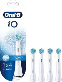ブラウン(Braun) 【正規品】ブラウン オーラルB iO 替えブラシ アルティメイトクリーン ホワイト 4本 iORBCW-4EL iOシリーズ専用