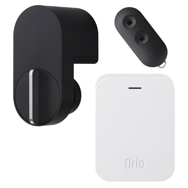 楽天市場】【正規販売代理店】Qrio Lock ブラック・Qrio Hub・Key S  