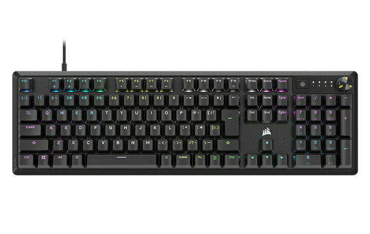 楽天市場】CORSAIR K70 CORE 赤軸ゲーミングキーボード Red リニア 