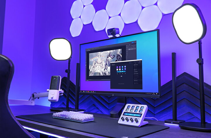 楽天市場】Elgato Wave Mic Arm LP ホワイト 薄型デザインマイクアーム 
