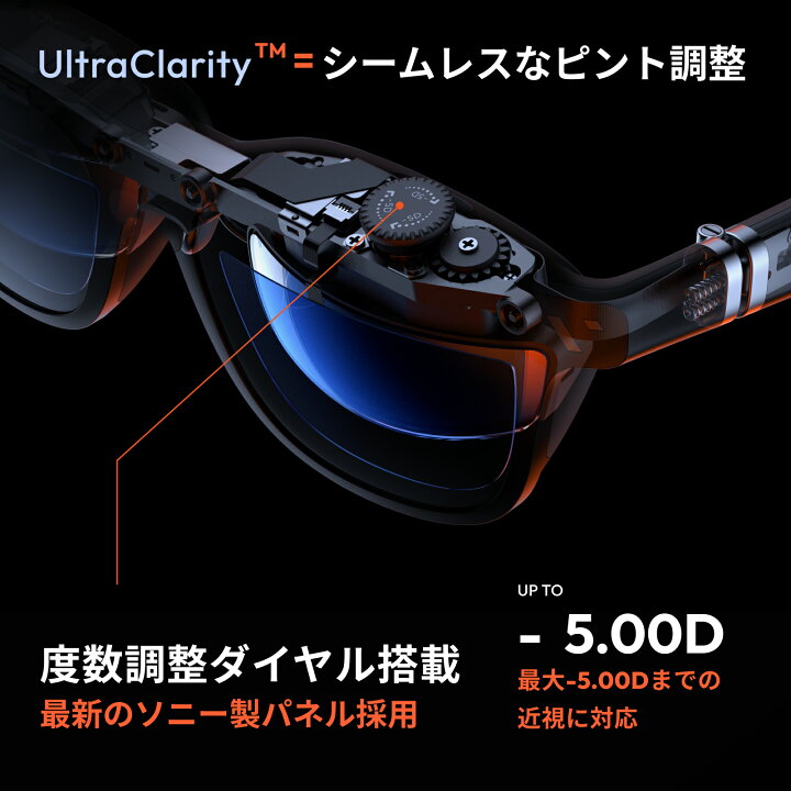 楽天市場】正規品 VITURE Pro XR グラス 有機EL搭載 フルHD 135インチ 