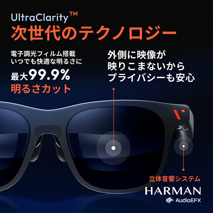 楽天市場】正規品 VITURE Pro XR グラス 有機EL搭載 フルHD 135インチ 