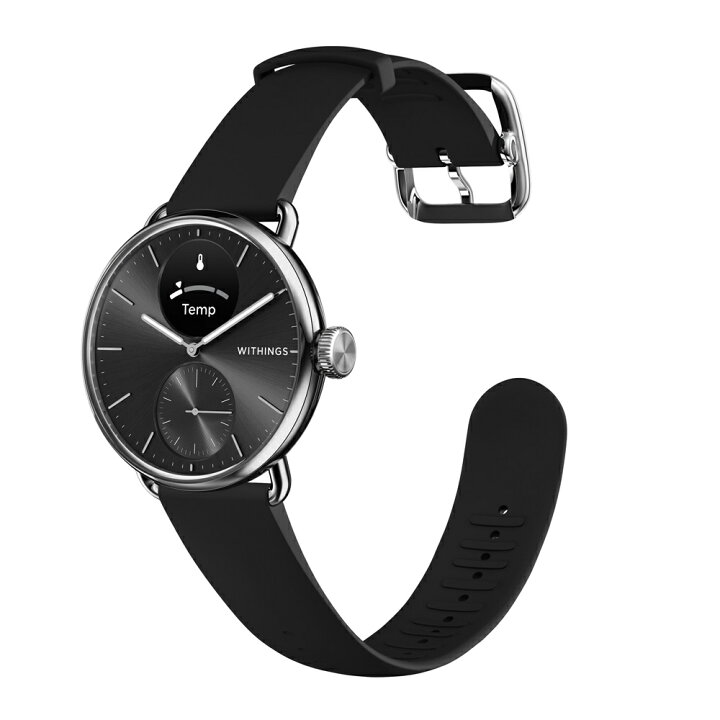 楽天市場】スマートウォッチ Withings ScanWatch Vitals 38mm Black 