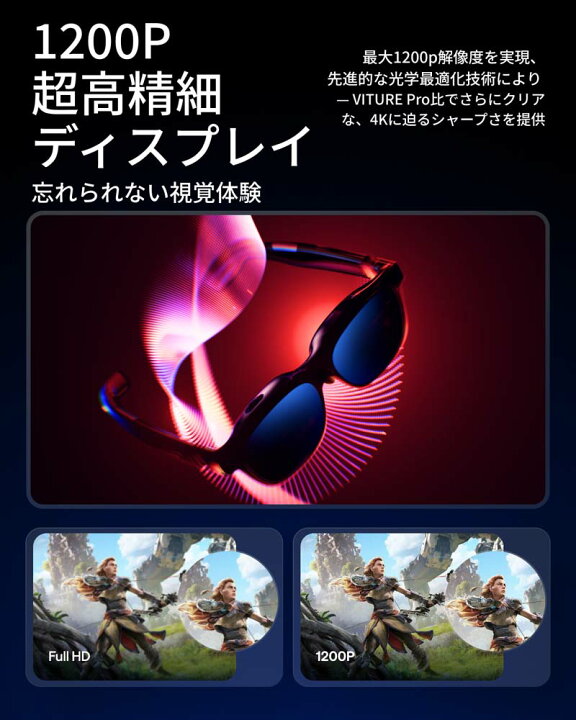 楽天市場】正規品 VITURE Luma XRグラス 超高精細ディスプレイ 
