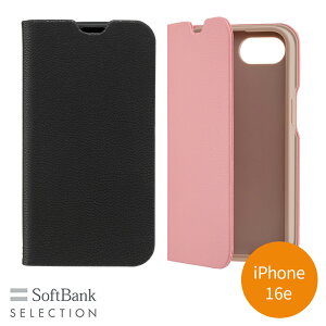 SoftBank SELECTION ϏՌ RECX R Stand Flip for iPhone 16e ubN sN