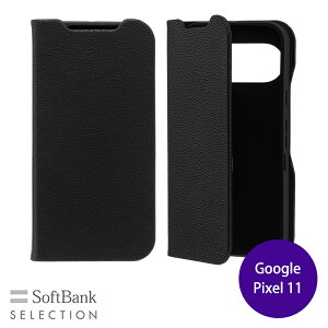 SoftBank SELECTION Google Pixel 11 �蒠�^�P�[�X Stand Flip �u���b�N SB-A123-SDFB/BK
