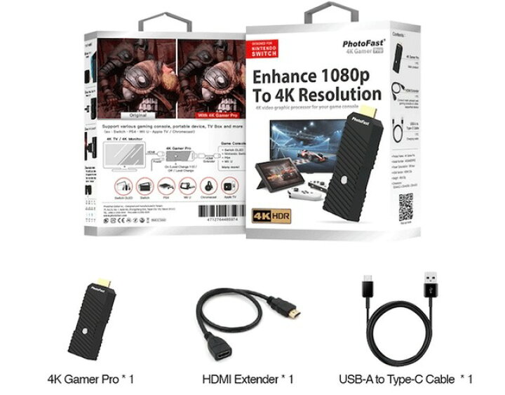 楽天市場】4KGAMERPRO モニタアダプタ 画質きれい キャプチャー USB 4K 