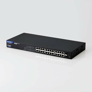ELECOM C[2 GigaΉ PoE WebX}[gXCb` 24|[g e EHB-SG2C-PLV[Y