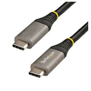 StarTech.com 50cm USB-C - USB-C �P�[�u�� 10Gbps/USB 3.1(3.2 Gen 2)Type C - Type C�P�[�u��/100W (5A) Power Delivery & DP Alt���[�h