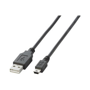 �G���R�� USB2.0�P�[�u�� A-miniB�^�C�v/3.0m(�u���b�N)