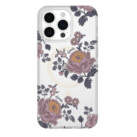 COACH コーチ iPhone 15 Pro Max Coach Protective Case for MagSafe - Moody Floral/Purple
