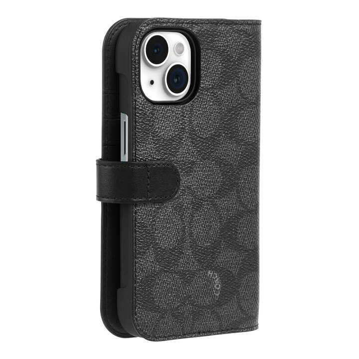 楽天市場】COACH コーチ iPhone 15 Coach Folio Case : トレテク 