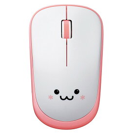 ワイヤレスマウス USB 3ボタン IR LED 静音 省電力 シンメトリーデザイン PS5 ピンク