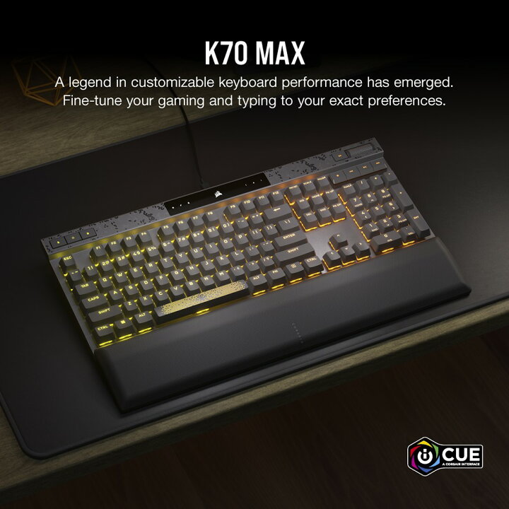 楽天市場】コルセア Corsair K70 MAX RGB MGX CORSAIR AXON 日本語配列 