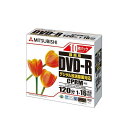 三菱ケミカルメディア 地デジ録画用DVD-R 16倍速書込 1枚ケース10P VHR12JPP10