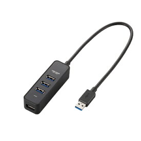 エレコム ELECOM USB3.0HUB/マグネット/バスパワー/4ポート/ブラック