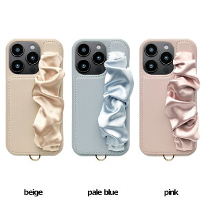 ���j�P�[�X Classy Scrunchie Case for iPhone 16 Pro