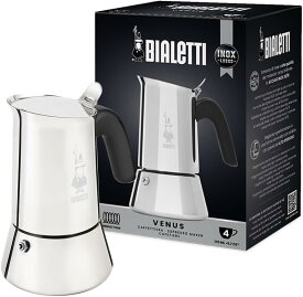 BIALETTI ビアレッティ エスプレッソメーカー ヴィーナス 4カップ用 直火式 IH対応 0007254 マキネッタ コーヒーメーカー