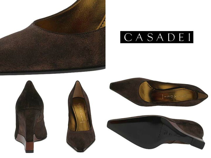 楽天市場】送料無料！新品24.5-25#カサディ CASADEI 本革スエード 