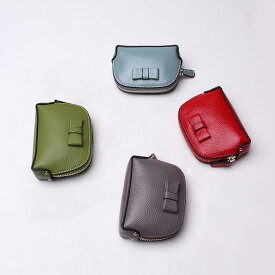 (イウハ) IUHA 小銭入れ レザー　 ファスナー式 　シンプル　レディース