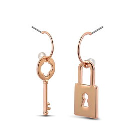 (イウハ) IUHA 【カギと錠】非対称 アシンメトリー ピアス レディース クリスマス プレゼント ギフト アクセサリー ジュエリー アレルギー対応 変色防止