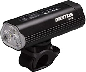 GENTOS(ジェントス) バイクライト USB充電式 明るさ最大750-1400ルーメン/防滴/給電可能/時速25km対応 ANSI規格準拠