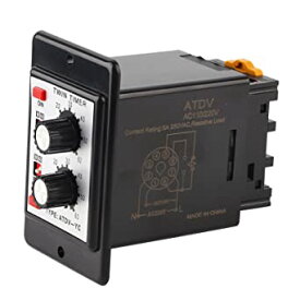 ATDV-YCオンオフツインタイマーリレー、6S-60Mノブ制御時間リレースイッチ安定したパフォーマンスリモートおよび自動制御用(AC(110/220v))