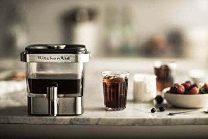 楽天市場】KitchenAid kcm4212sx Cold Brew Coffee Maker、つや消し 