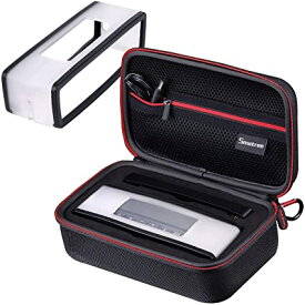 Smatree Bose SoundLink Mini/Mini 2 Bluetooth スピーカー 収納ケース EVAハードケース 黒 ソフト保護カバー 付き 12ヶ月 付き