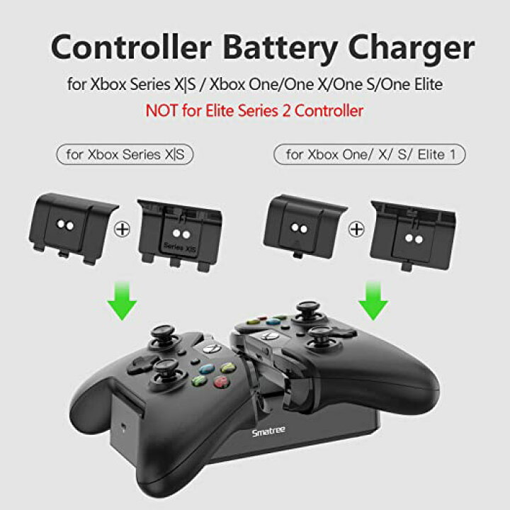 楽天市場】Smatree Xbox series X/S 充電スタンド 2000mAHバッテリー 